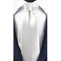 Picture Solid pearl tie for men