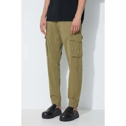 Zdjęcie Alpha Industries spodnie Cotton Twill Jogger męskie kolor zielony w fasonie cargo 116202.11