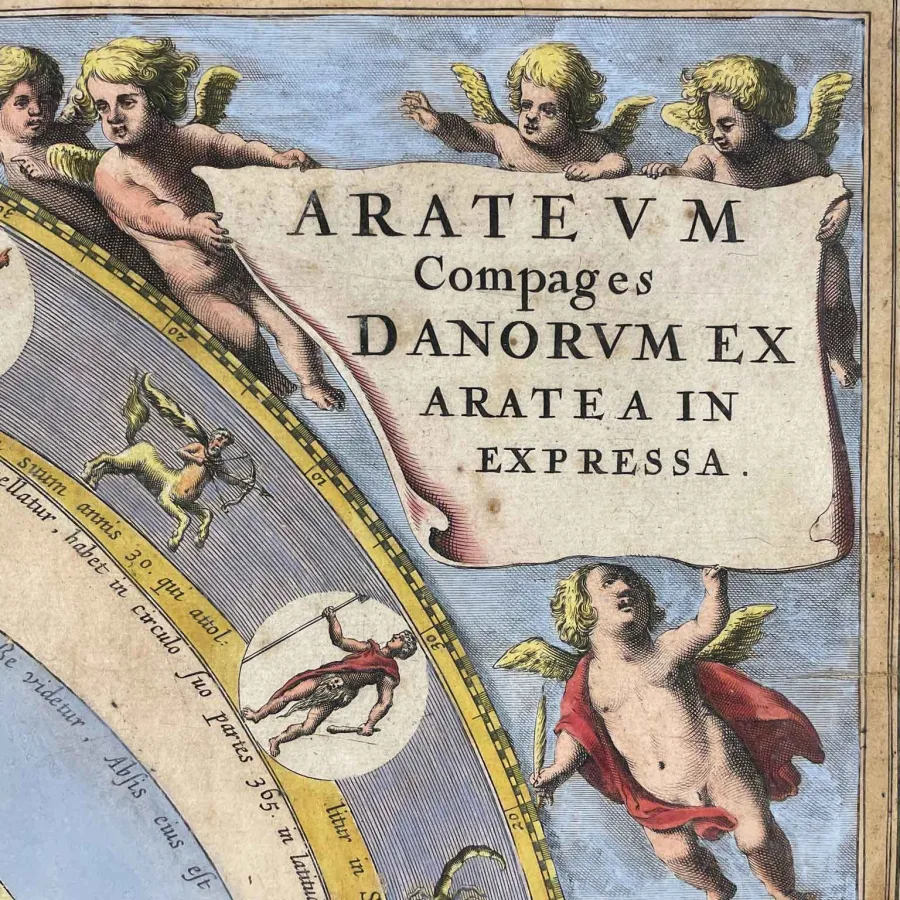 obrazek 6 Cellarius Andreas Para XVIII-wiecznych akwarelowych map nieba