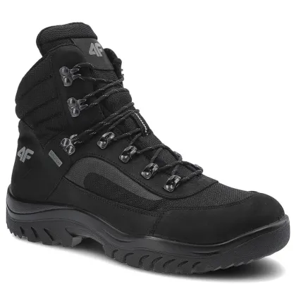 Zdjęcie Czarne Trekkingi 4F Męskie Sportowe Buty Zimowe