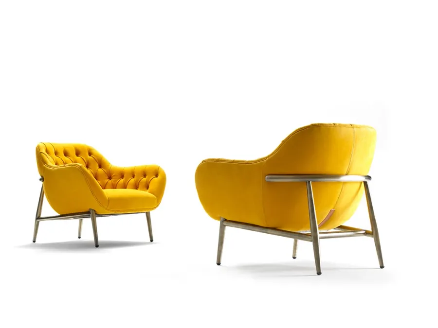 obrazek 1 Designerski fotel capitonné - Ulivi Salotti