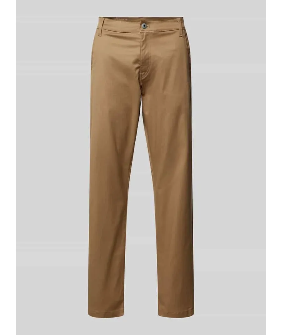 obrazek 1 Chinosy o kroju tapered fit ze szlufkami na pasek model ‘Morry’