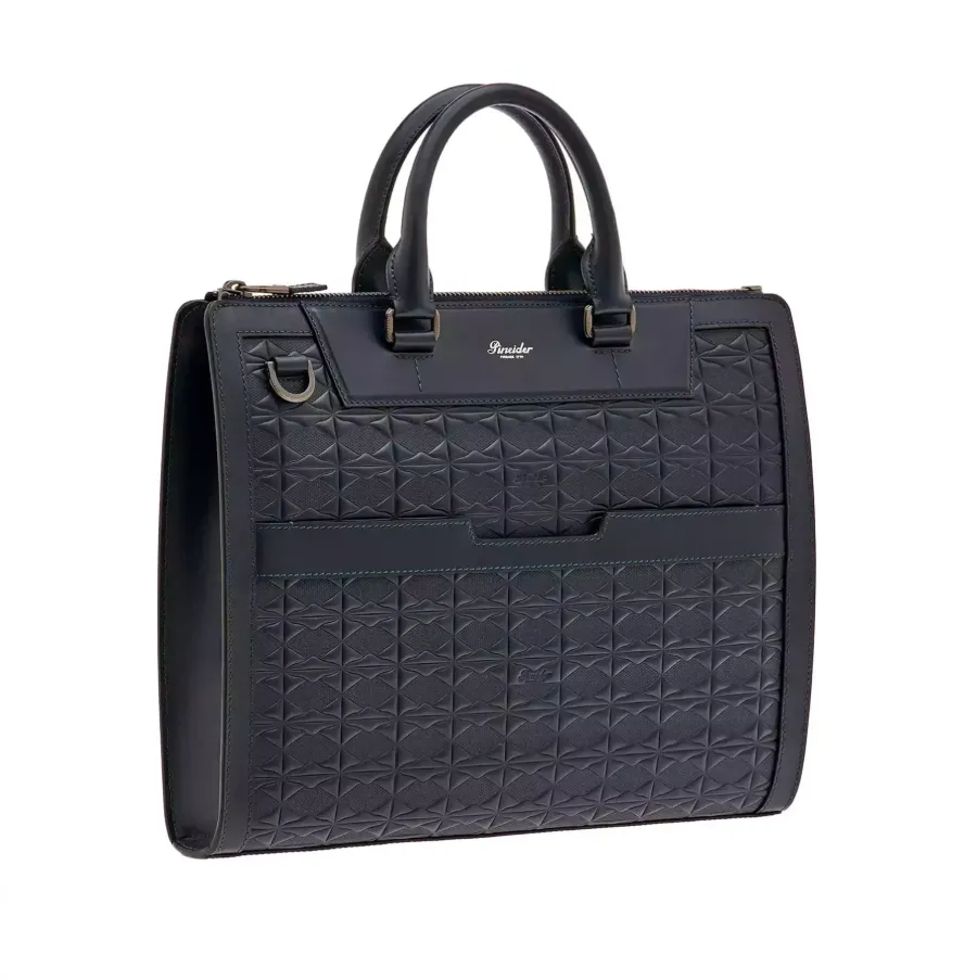 obrazek 5 Elegancka wąska teczka z wytłoczeniami z kolekcji Empress