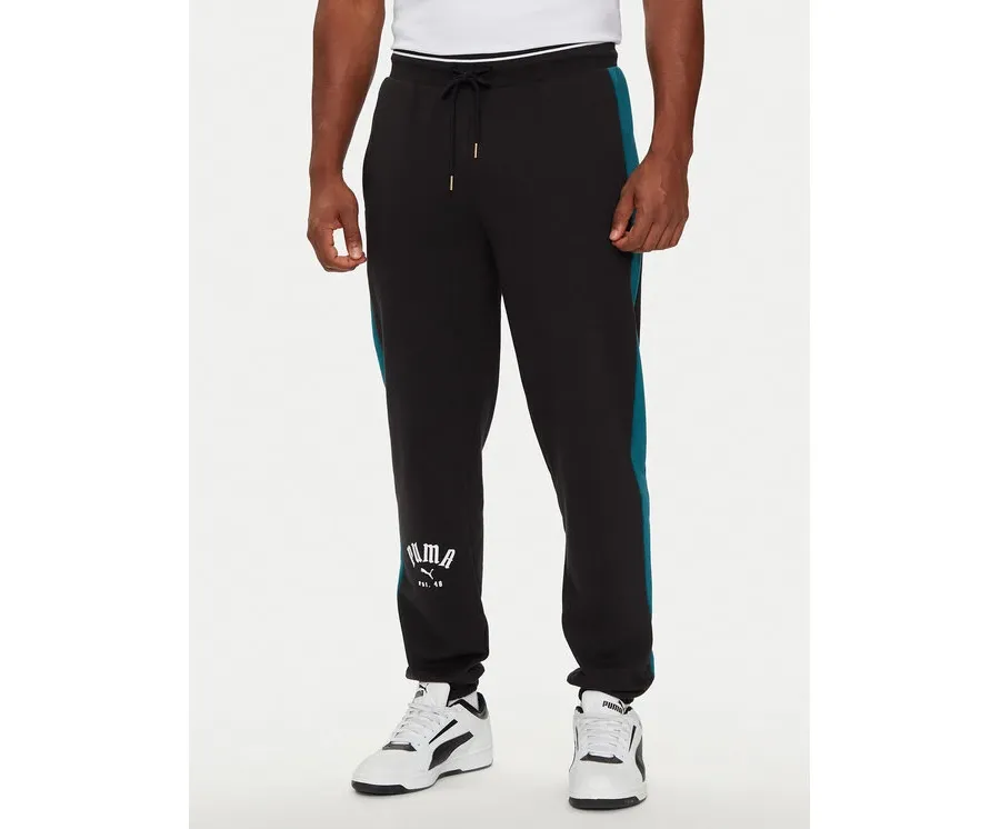 obrazek 1 Puma Spodnie dresowe T7 PLAY.PARIS 626768 01 Czarny Regular Fit