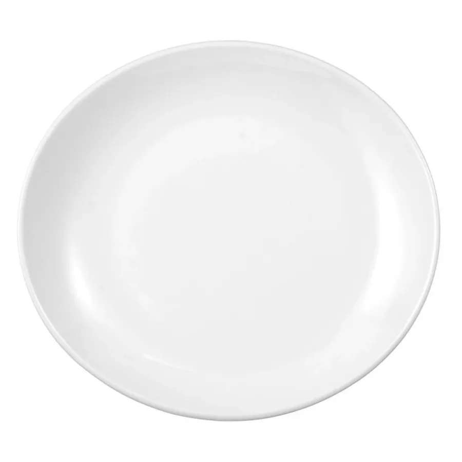 obrazek 1 Porcelanowy owalny biały talerz obiadowy 27 cm z Niemiec - Seltmann Weiden