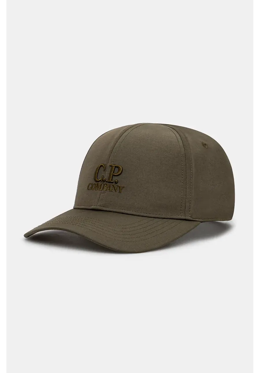 obrazek 1 C.P. Company czapka z daszkiem kolor zielony z aplikacją 18CMAC147A005904A