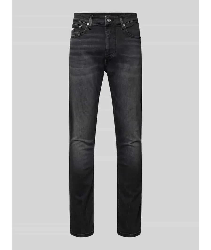 obrazek 1 Jeansy o kroju slim fit z wyhaftowanym logo model ‘AUSTIN’