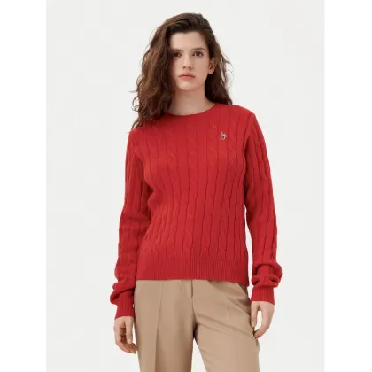 Zdjęcie U.S. Polo Assn. Sweter WUP1217 Pomarańczowy Regular Fit