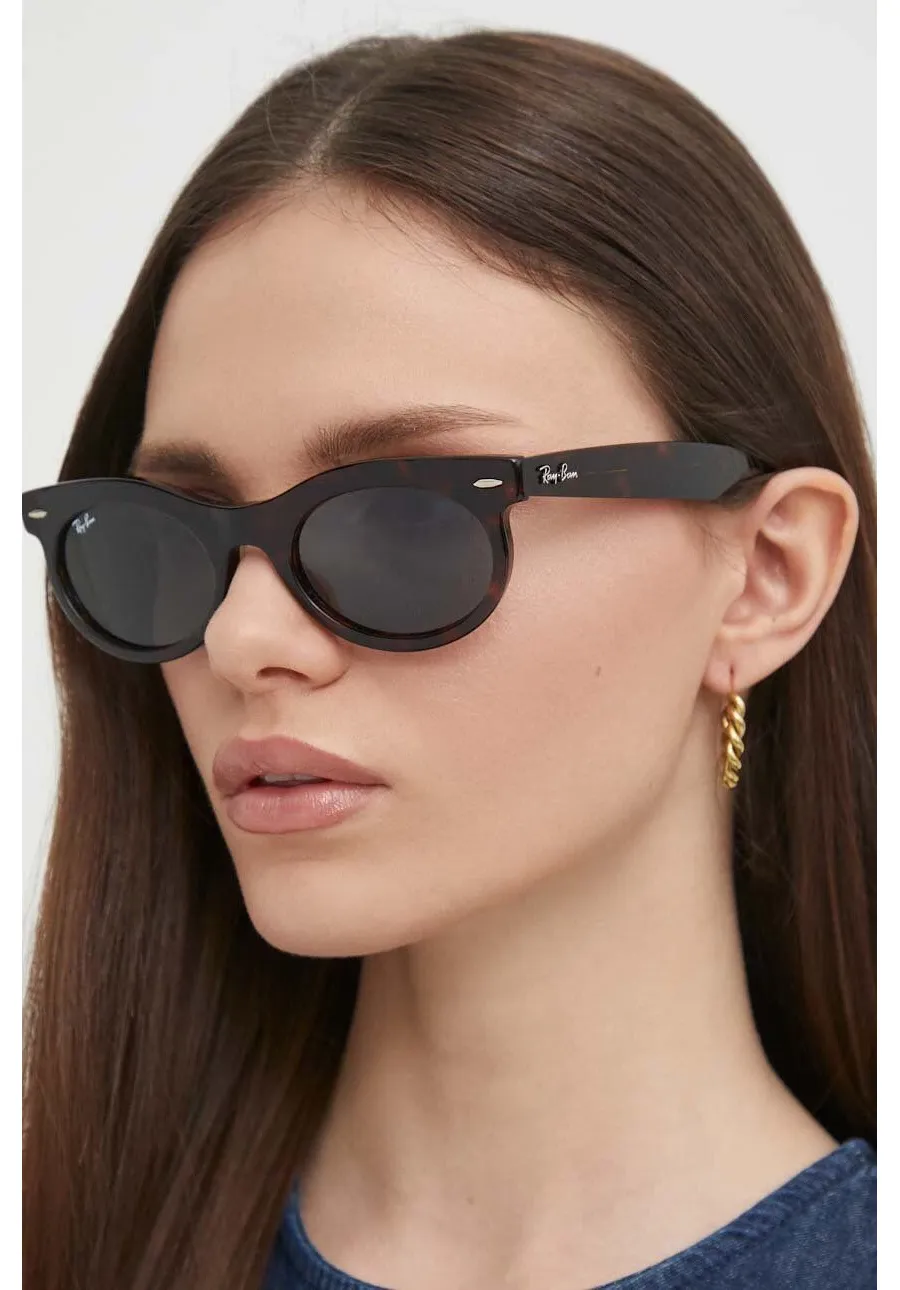 obrazek 1 Ray-Ban okulary przeciwsłoneczne kolor brązowy