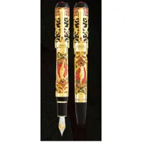 Picture A unique Saint Michael the Archangel fountain pen