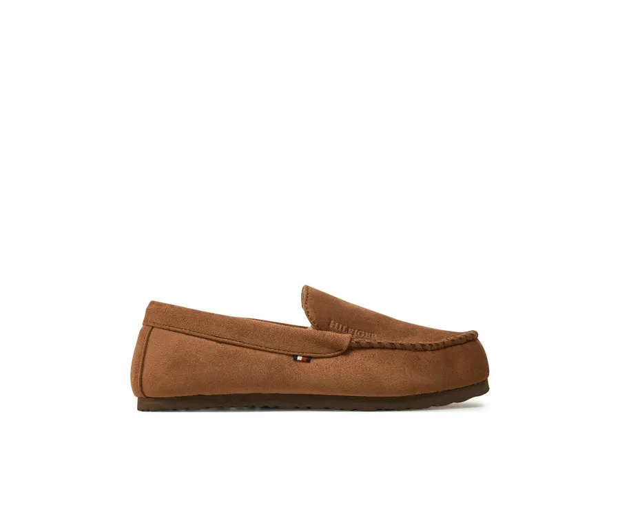 obrazek 1 Tommy Hilfiger Kapcie Driver House Shoe FM0FM05224 Brązowy