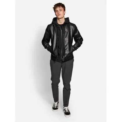 Zdjęcie Redefined Rebel Kurtka z imitacji skóry Chris 225008 Czarny Regular Fit