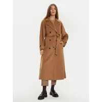 Zdjęcie Tommy Hilfiger Płaszcz wełniany WW0WW45919 Brązowy Oversize