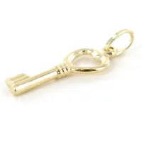 Picture Gold pendant in the shape of a key