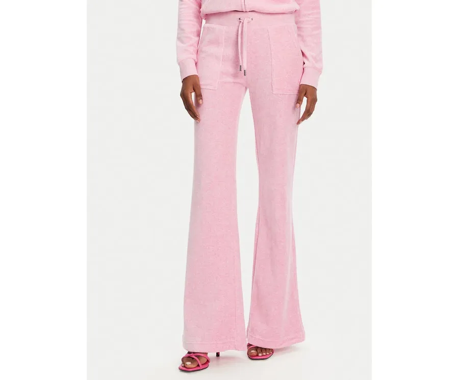 obrazek 1 Juicy Couture Spodnie dresowe Layla JCSEBJ001 Różowy Flared Leg