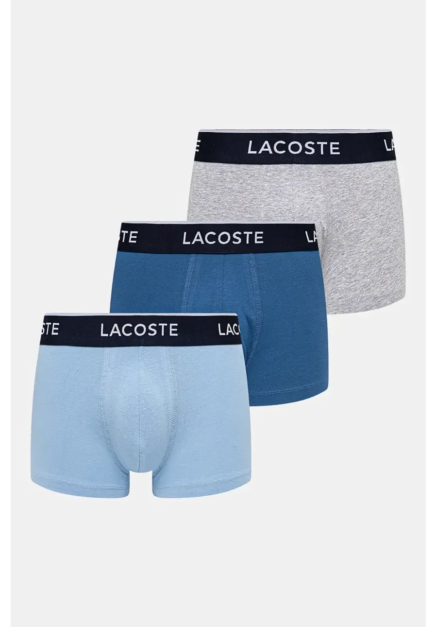 obrazek 1 Lacoste bokserki 3-pack męskie kolor niebieski 5H1300