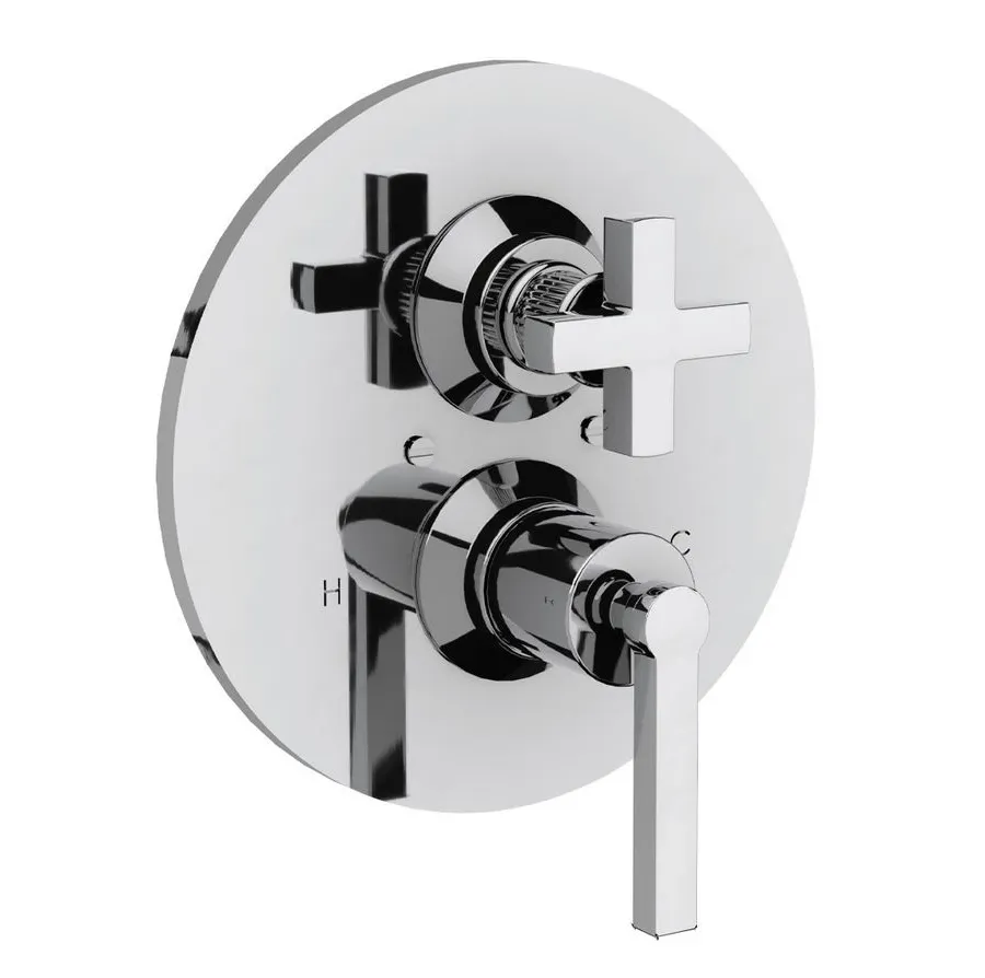 obrazek 1 Wbudowana termostatyczna bateria zewnętrzna 3/4” z ogranicznikiem