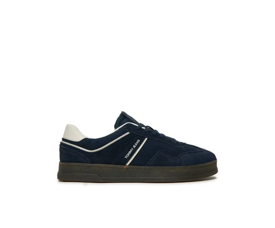 obrazek 1 Tommy Jeans Sneakersy The Greenwich Suede EM0EM01516 Granatowy