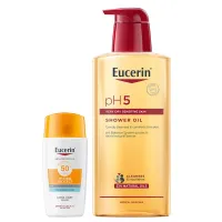 Zdjęcie Zestaw Eucerin Hydro Protect SPF50 + Hydro Protect SPF50 Ultralekki fluid ochronny