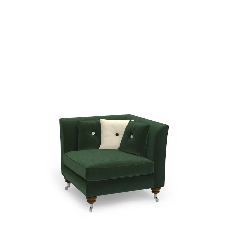 obrazek 1 Luksusowy fotel włoskiego producenta H.82xL.90xP.90 cm