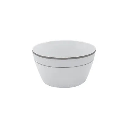 Zdjęcie Elegancka porcelanowa miska na sałatkę z kolekcji Ethereal White prosto z Portugalii - Porcel