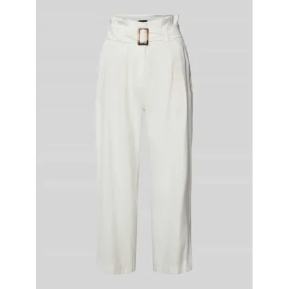 Zdjęcie Spodnie do garnituru z prostą nogawką i zakładkami w pasie