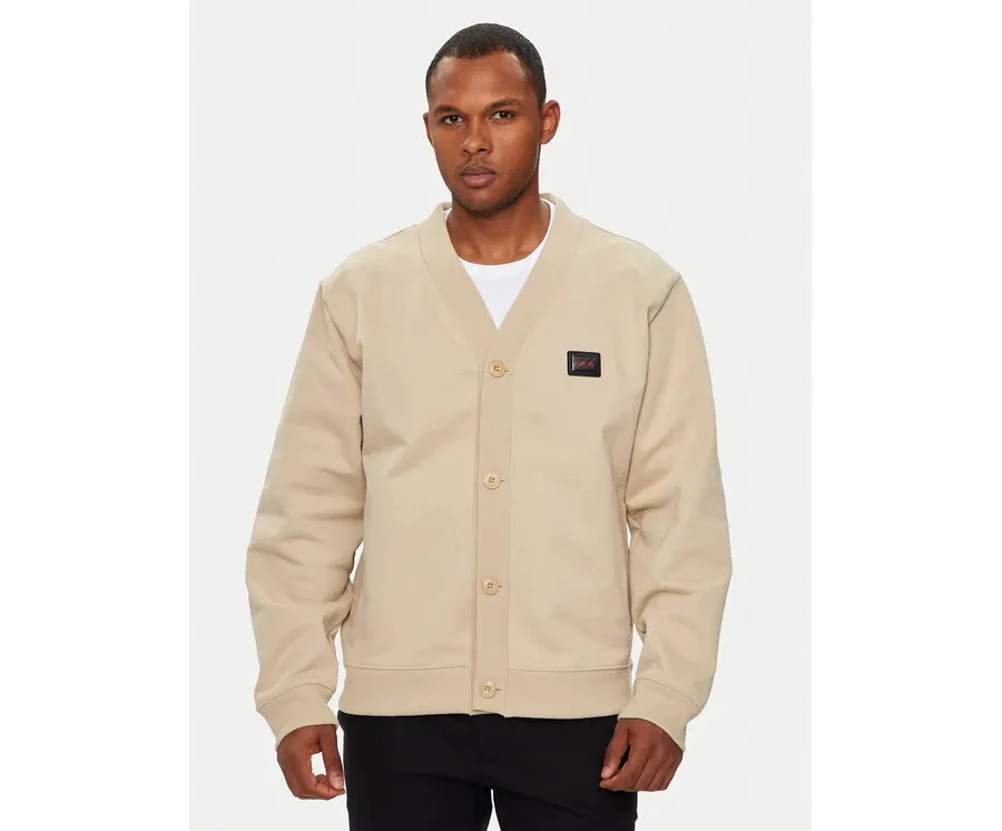 obrazek 1 Hugo Kardigan Dacardigo 50516705 Beżowy Relaxed Fit HUGO