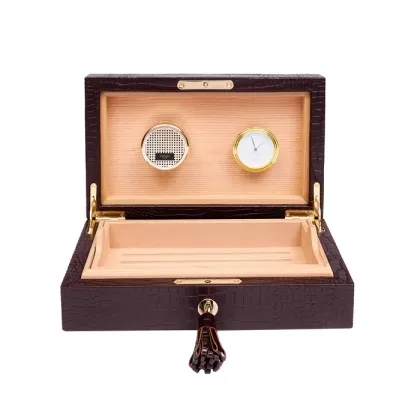 Zdjęcie Skórzana skrzynia na cygara