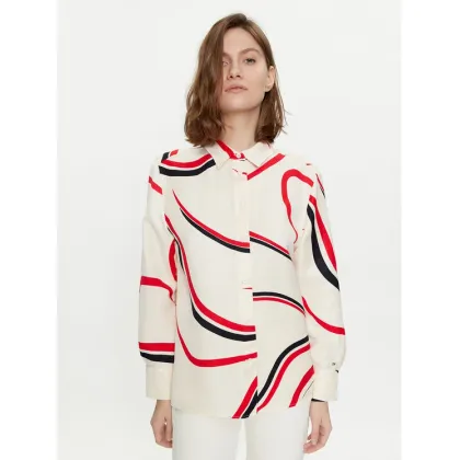 Zdjęcie Tommy Hilfiger Koszula WW0WW41838 Beżowy Relaxed Fit