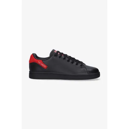 Zdjęcie Raf Simons sneakersy skórzane Orion HR760002L.0003 kolor czarny HR760002L.0003-CZARNY