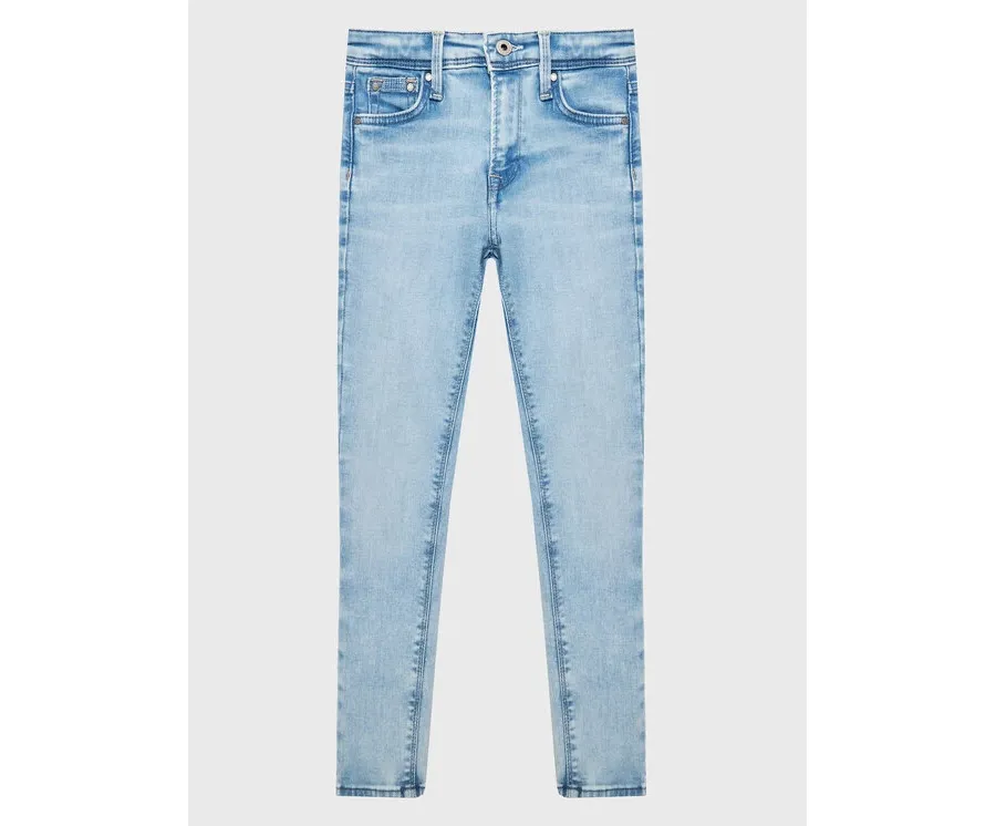 obrazek 1 Pepe Jeans Jeansy Pixlette High PG201542PE2 Błękitny Skinny Fit