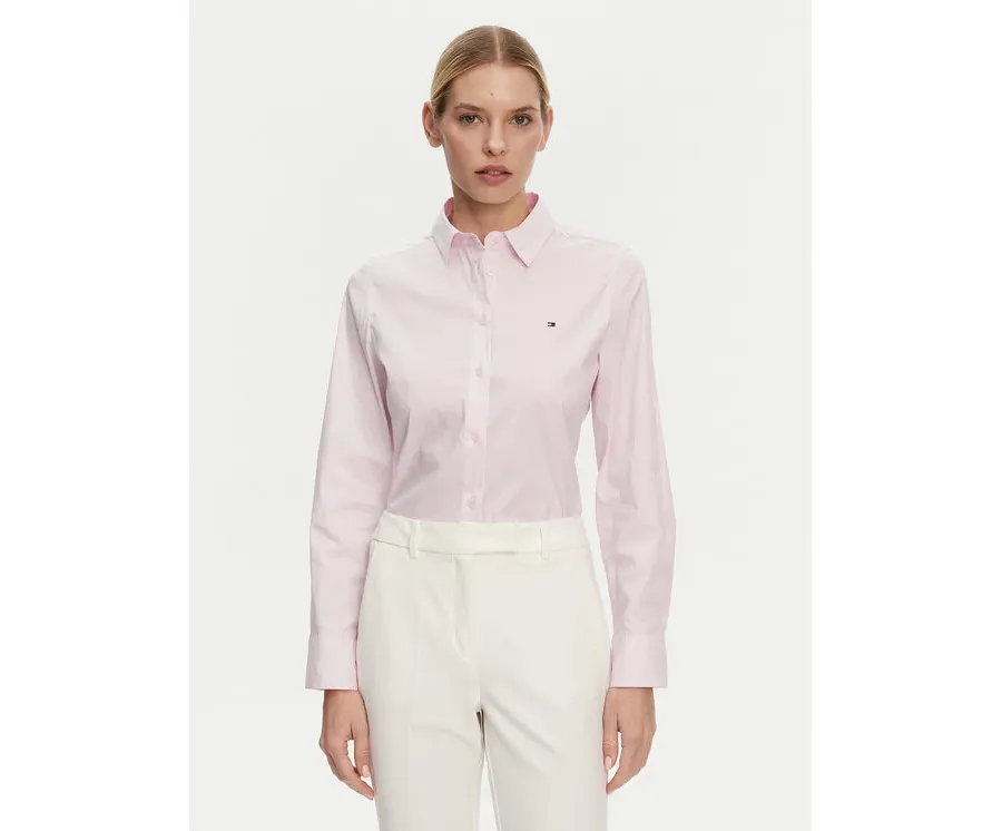 obrazek 1 Tommy Hilfiger Koszula WW0WW44084 Różowy Regular Fit