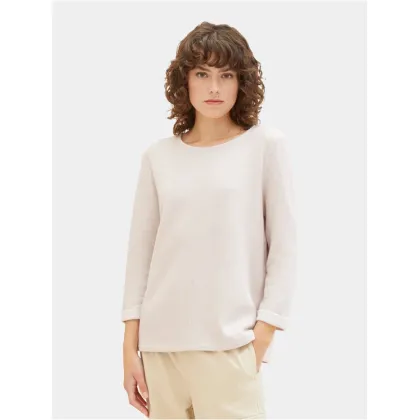 Zdjęcie Tom Tailor Sweter 1032696 Beżowy Regular Fit