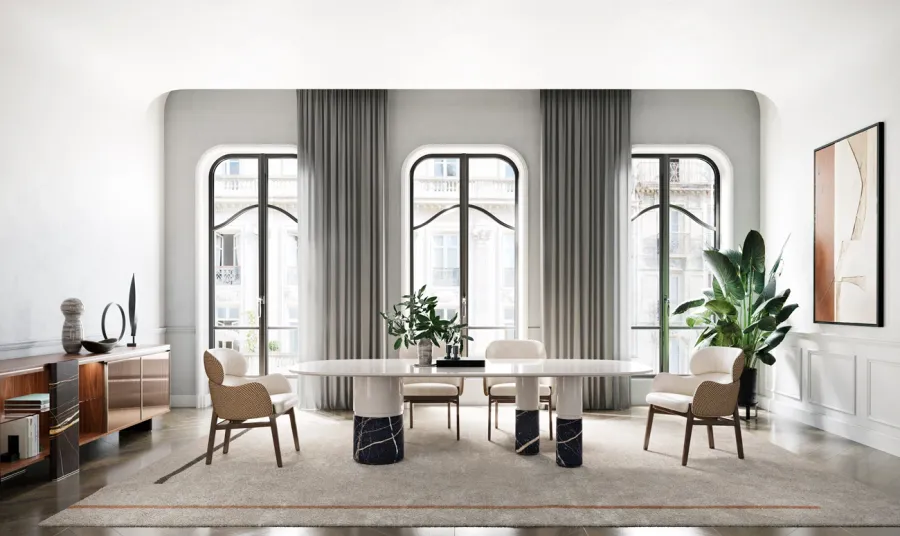 obrazek 11 Luksusowy modernistyczny kredens do salonu - prosto z Włoch