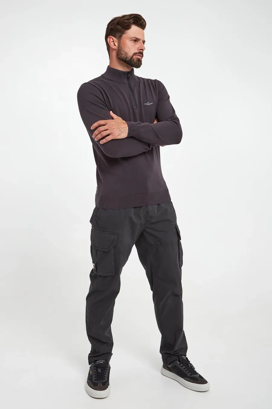 obrazek 1 Spodnie męskie AERONAUTICA MILITARE Aeronautica Militare