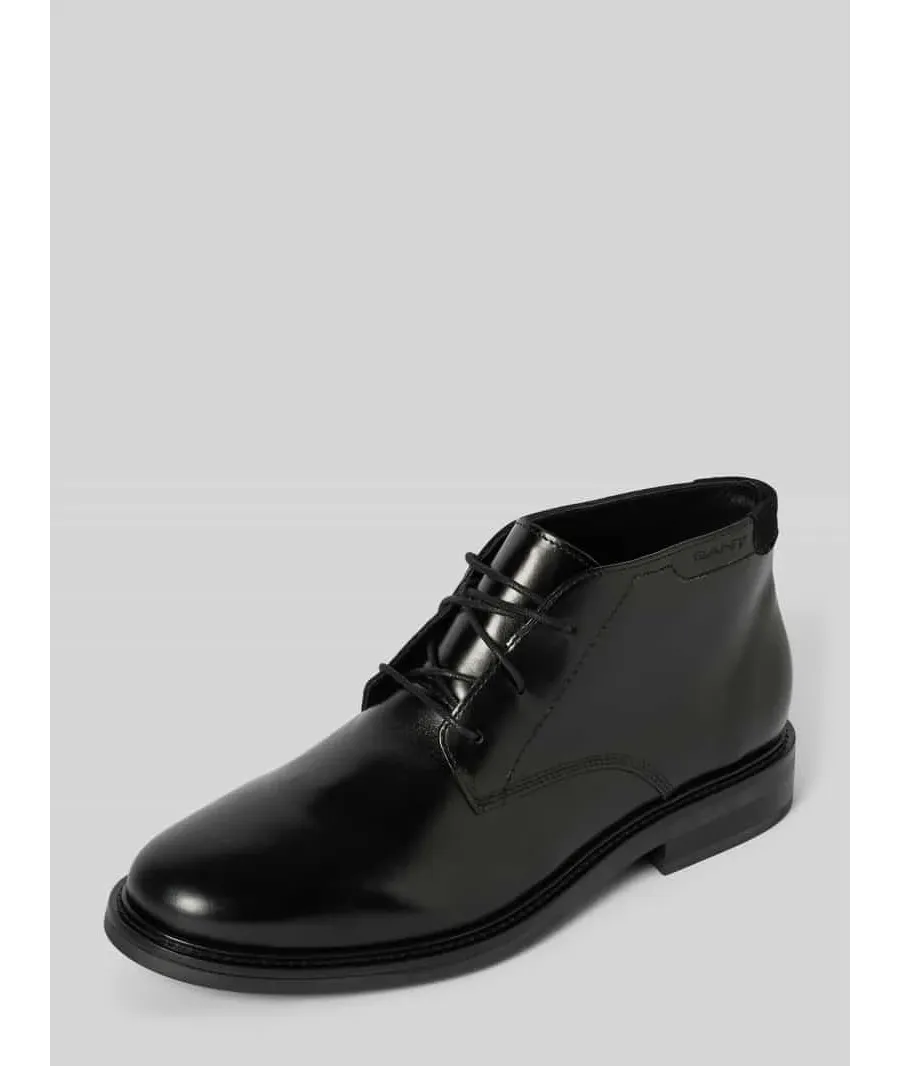obrazek 1 Buty derby ze skóry naturalnej model ‘Fairkon’