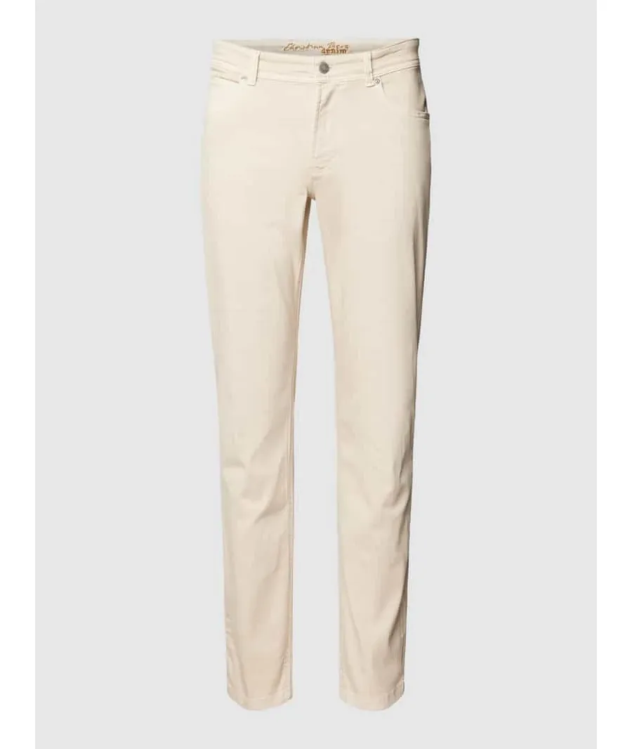obrazek 1 Jeansy o kroju slim fit z kieszeniami z tyłu
