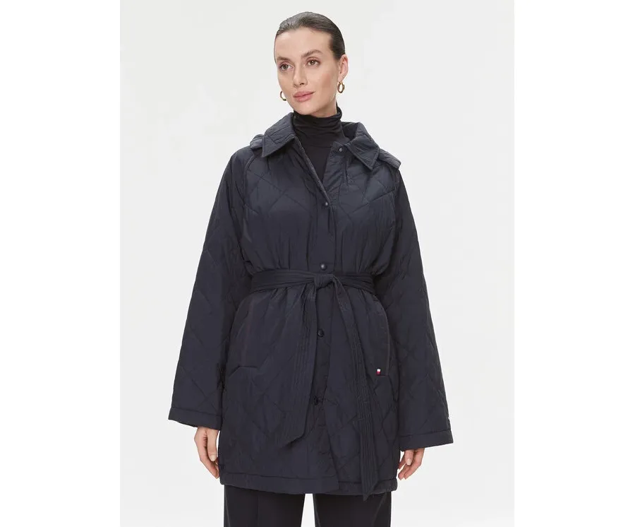 obrazek 1 Tommy Hilfiger Kurtka przejściowa WW0WW40469 Granatowy Relaxed Fit