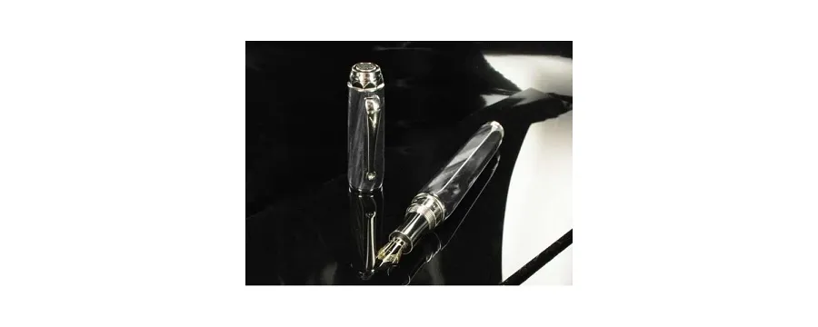 obrazek 2 Grey Emblema Pióro Wieczne Celluloid Montegrappa