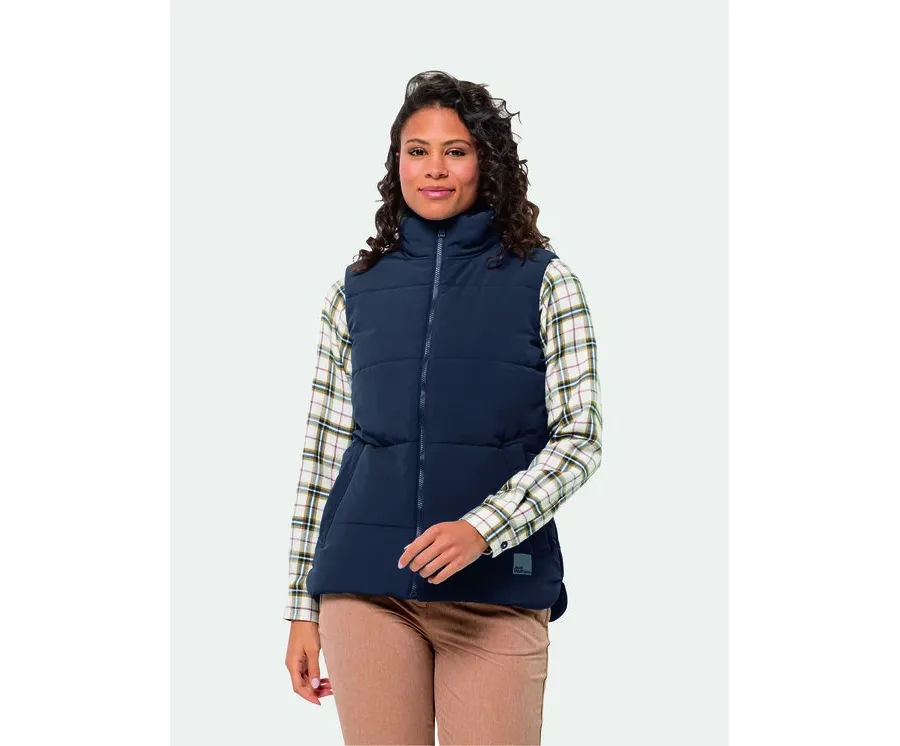 obrazek 1 Jack Wolfskin Bezrękawnik White Frost Vest 1207371 Granatowy Regular Fit