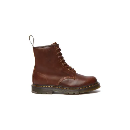 Zdjęcie Dr. Martens workery skórzane 1460 SR kolor brązowy na płaskim obcasie DM32010205