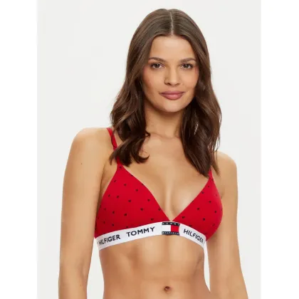 Zdjęcie Tommy Hilfiger Biustonosz braletka UW0UW05657 Czerwony