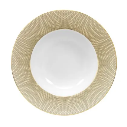 Zdjęcie Oryginalny porcelanowy talerz do zupy Infinity