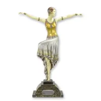 Picture Original bronze sculpture of a unique dancer
