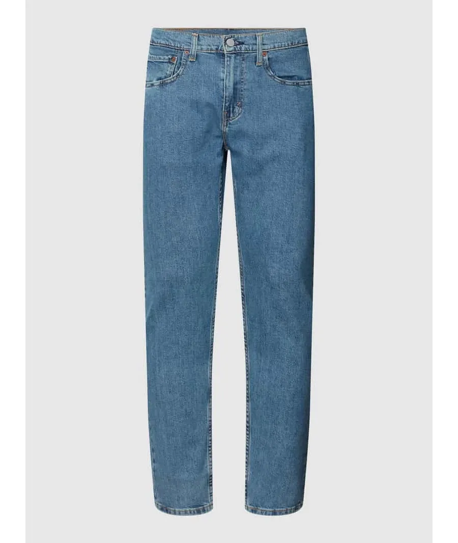 obrazek 1 Jeansy o kroju slim tapered fit z 5 kieszeniami