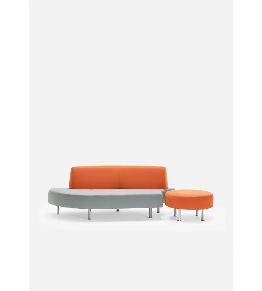 obrazek 1 Ekskluzywna sofa Byte z pufą do salonu lub biura