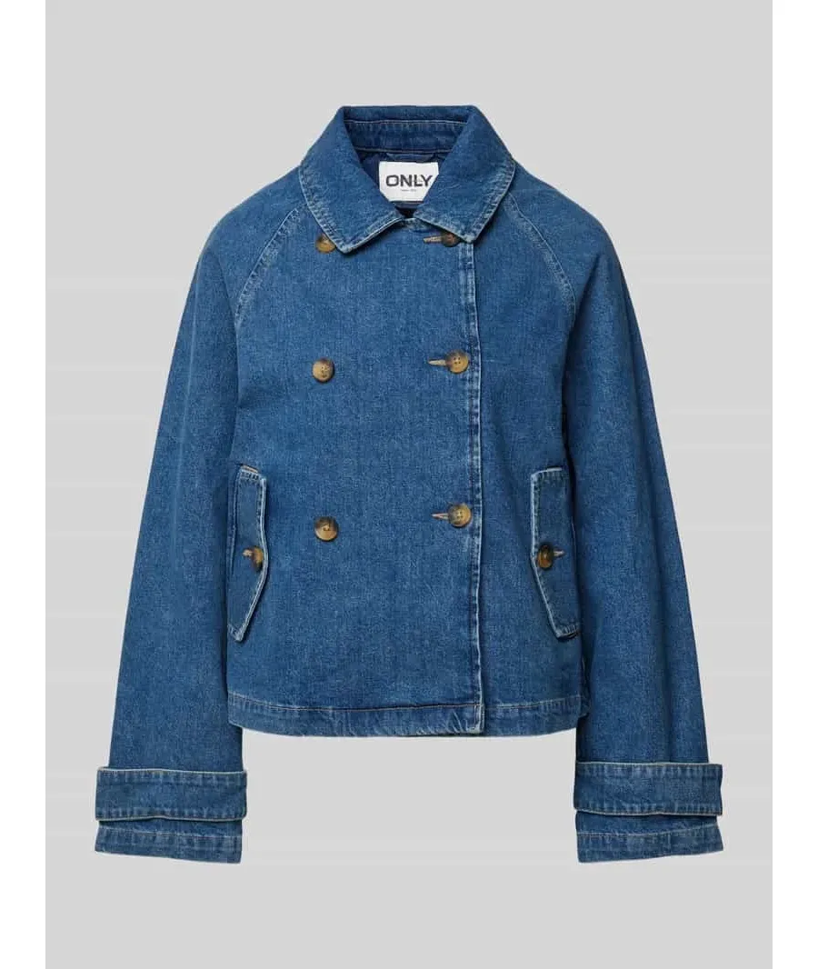 obrazek 1 Kurtka jeansowa o kroju regular fit z czystej bawełny model ‘APRIL’