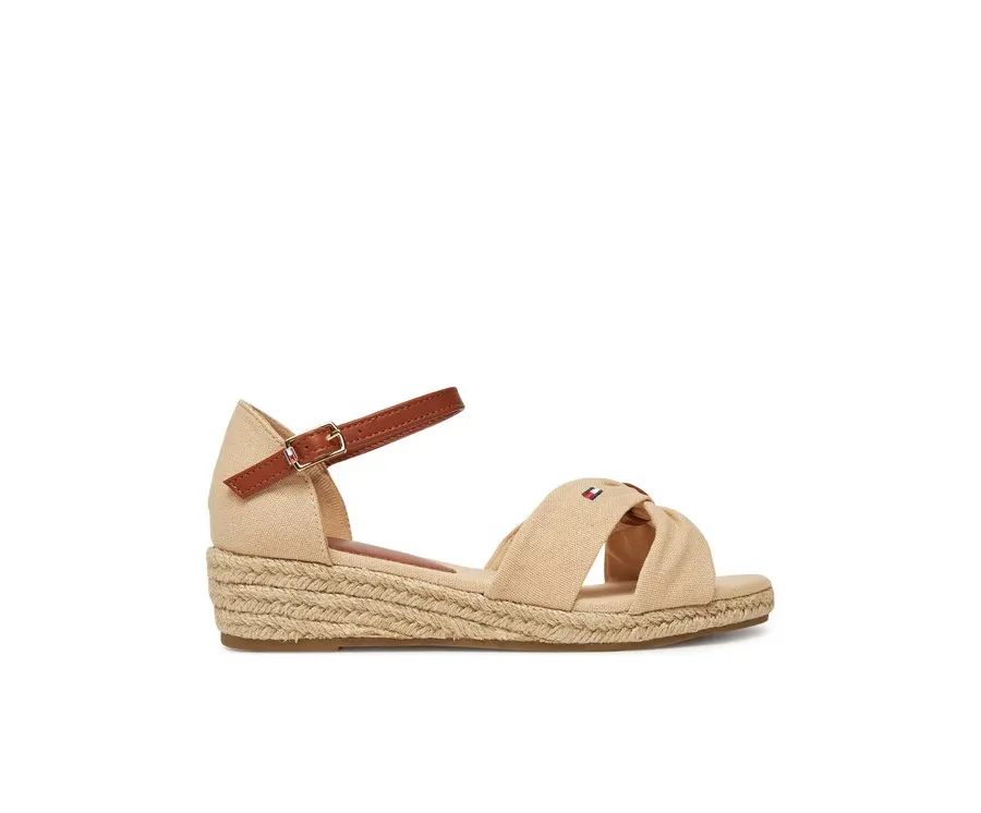 obrazek 1 Tommy Hilfiger Espadryle T3A7-33801-0048 S Beżowy