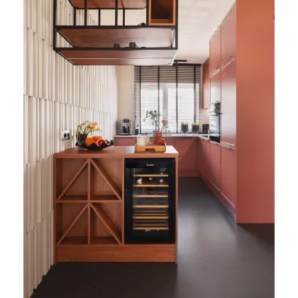 Zdjęcie 135x60 cm VT - PB42 (BS śnieżno biały) LAMEL - Panel dekor 3D beton architektoniczny