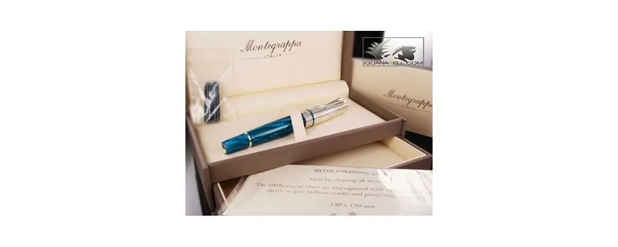 obrazek 5 Uznane Pióro Wieczne Celluloid Miya Argento Montegrappa